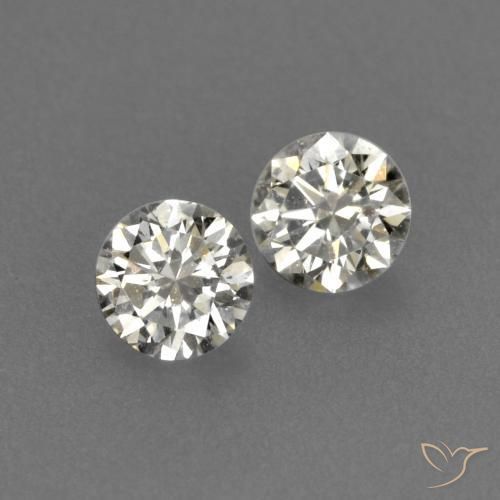 0.14 ct natürliche J Diamant-Edelsteine, Runden, VVS-VS