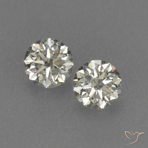 0.19ctw Natürlicher L Diamant, Runden, VVS-VS, Photo A