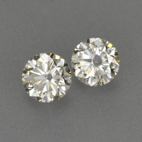 0.19 ct natürliche Warmweiß Diamant-Edelsteine, Rund Schliff, VVS-VS