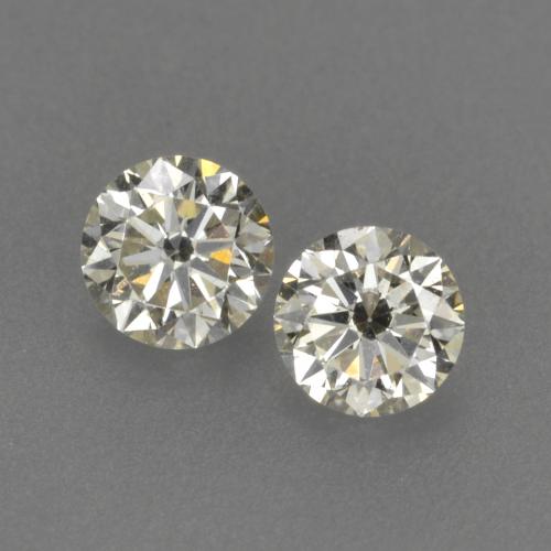 0.19 ct natürliche Warmweiß Diamant-Edelsteine, Rund Schliff, VVS-VS
