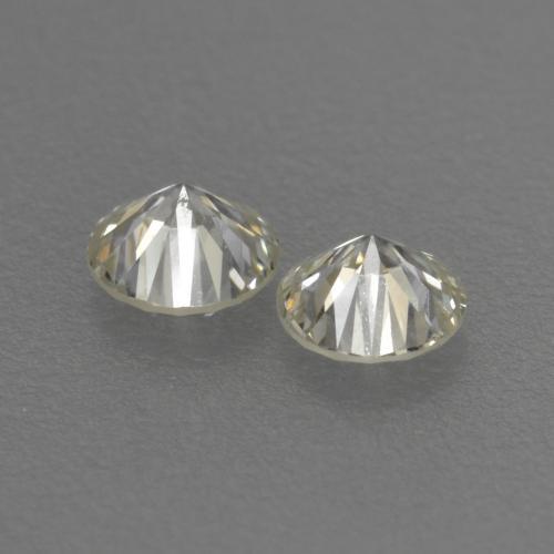 0.19 ct natürliche Warmweiß Diamant-Edelsteine, Rund Schliff, VVS-VS