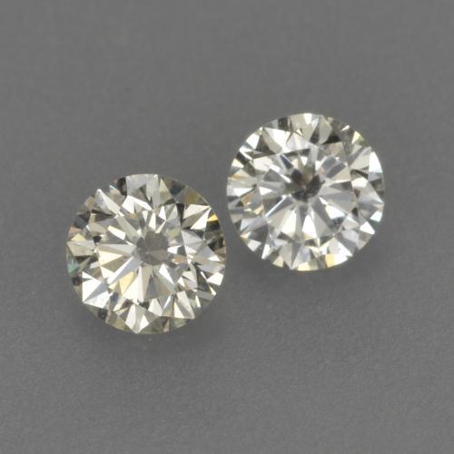 0.19 ct natürliche Warmweiß Diamant-Edelsteine, Rund Schliff, VVS-VS