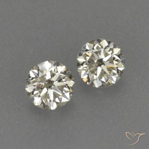 0.20ctw Natürlicher L Diamant, Runden, VVS-VS