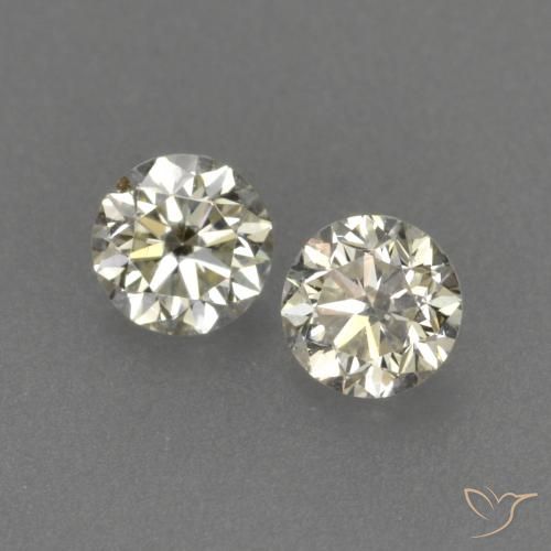 0.20 ct natürliche L Diamant-Edelsteine, Runden, VVS-VS