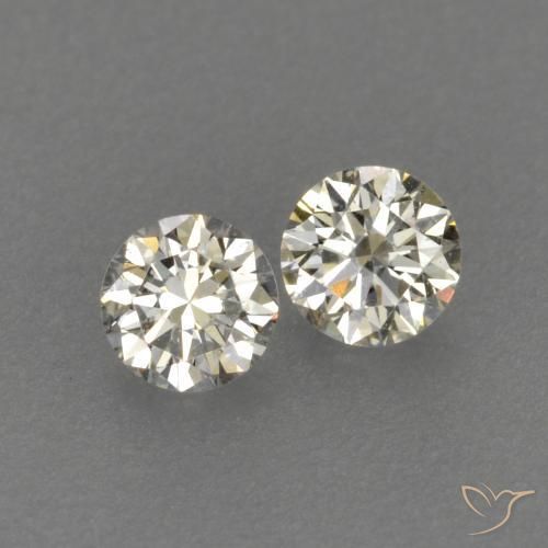 0.16ctw Natürlicher L Diamant, Runden, VVS-VS
