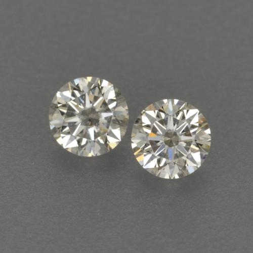 0.13 ct natürliche L Diamant-Edelsteine, Runden, VVS-VS