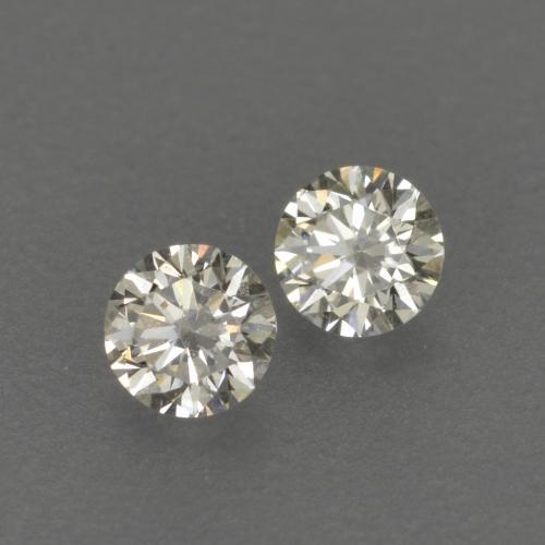 0.13 ct natürliche L Diamant-Edelsteine, Runden, VVS-VS