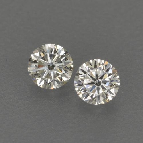 0,13 ct natürliche weißer Diamant-Edelsteine, Rundschliff, VVS-VS