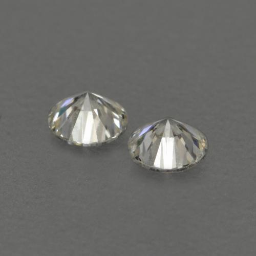 0,13 ct natürliche weißer Diamant-Edelsteine, Rundschliff, VVS-VS