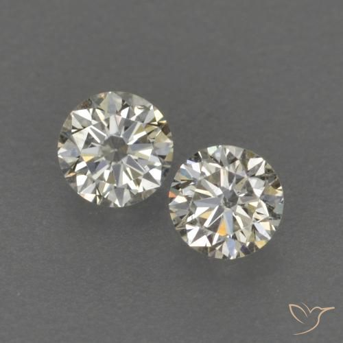 0.16ctw Natürlicher L Diamant, Runden, VVS-VS