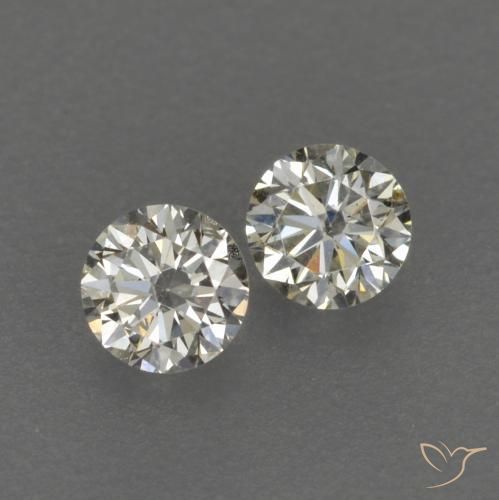 0.16 ct natürliche L Diamant-Edelsteine, Runden, VVS-VS