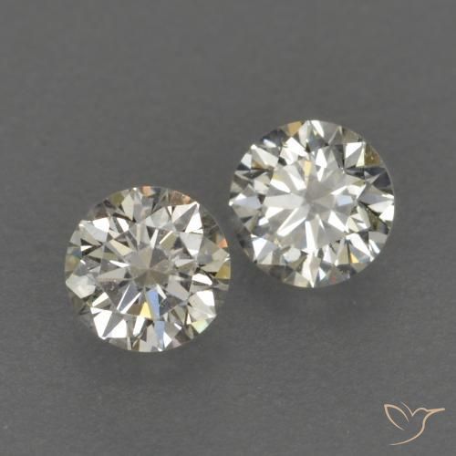 0.21 ct natürliche L Diamant-Edelsteine, Runden, VVS-VS