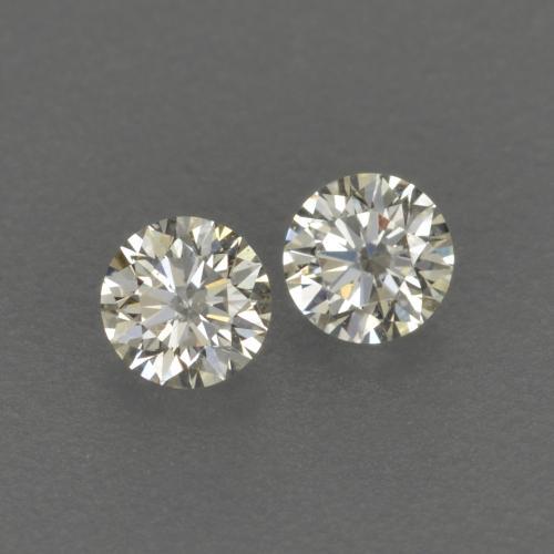 0.12 ct natürliche Warmweiß Diamant-Edelsteine, Rund Schliff, VVS-VS