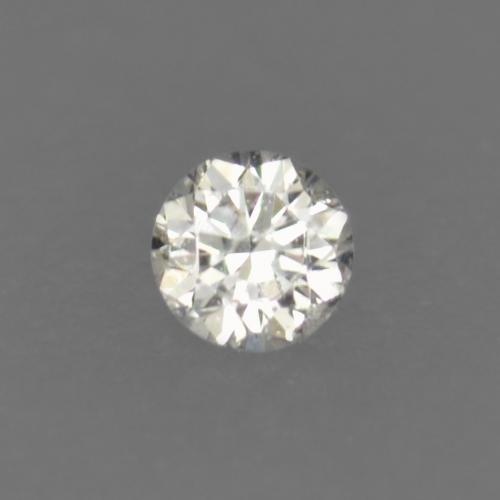 0,01 ctw natürlicher weißer Diamant, Rundschliff, VS