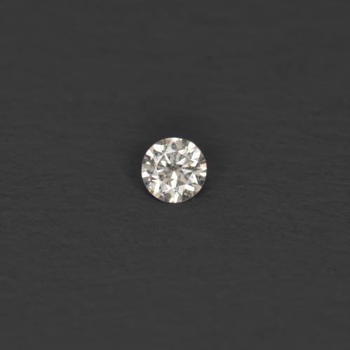 0,01 ctw natürlicher weißer Diamant, Rundschliff, VS-SI