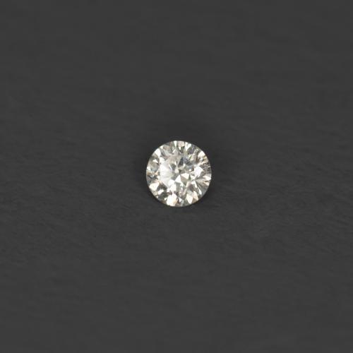 0,01 ctw natürlicher weißer Diamant, Rundschliff, VS-SI
