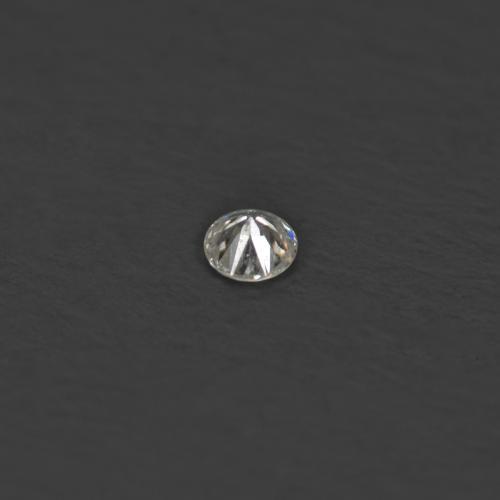 0,01 ctw natürlicher weißer Diamant, Rundschliff, VS-SI