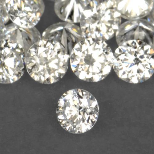 0,16 ct natürliche weißer Diamant-Edelsteine, Rundschliff, VS-SI