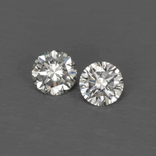 0.03 ct natürliche Warmweiß Diamant-Edelsteine, Rund Schliff, VVS-VS