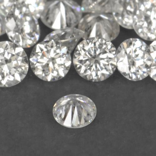 0,03 ct natürliche weißer Diamant-Edelsteine, Rundschliff, VS-SI