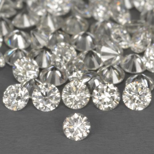 0,06 ct natürliche weißer Diamant-Edelsteine, Rundschliff, VS-SI