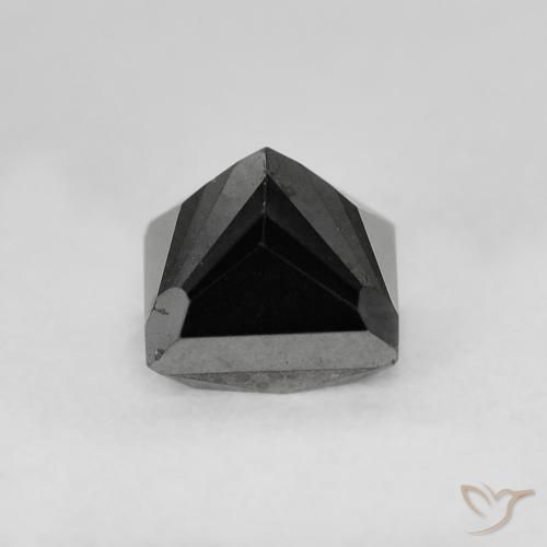 9,17 ctw natürlicher Schwarz Diamant, Quadrat, Lichtundurchlässig