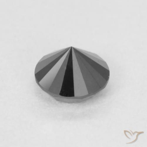 9,17 ctw natürlicher Schwarz Diamant, Runden, Lichtundurchlässig