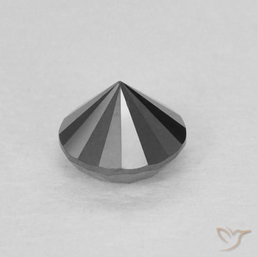 9,17 ctw natürlicher Schwarz Diamant, Runden, Lichtundurchlässig