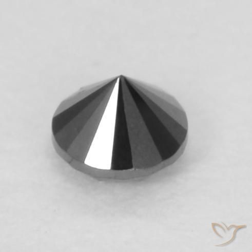 9,17 ctw natürlicher Schwarz Diamant, Runden, Lichtundurchlässig