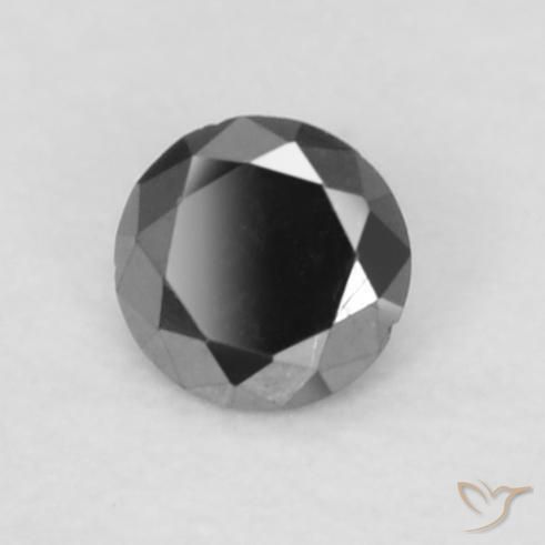 9,17 ctw natürlicher Schwarz Diamant, Runden, Lichtundurchlässig