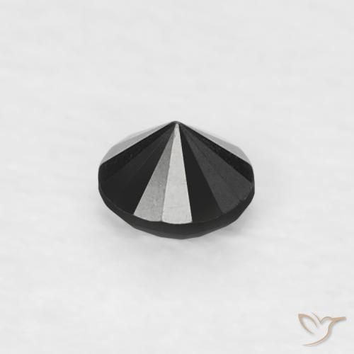 9,17 ctw natürlicher Schwarz Diamant, Runden, Lichtundurchlässig