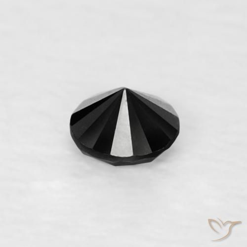 9,17 ctw natürlicher Schwarz Diamant, Runden, Lichtundurchlässig