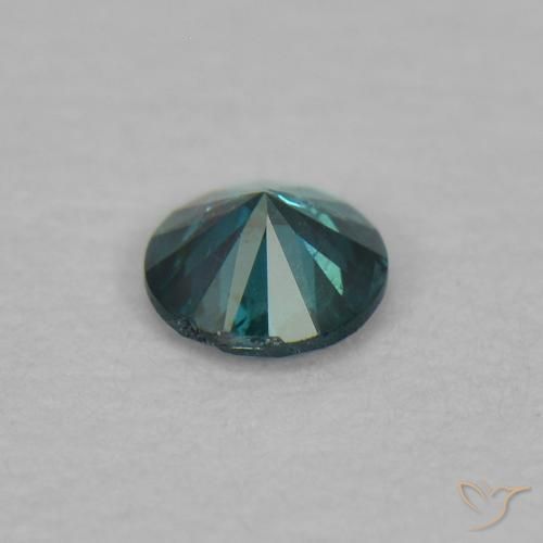 9,17 ctw natürlicher Grün Diamant, Runden, VS-SI