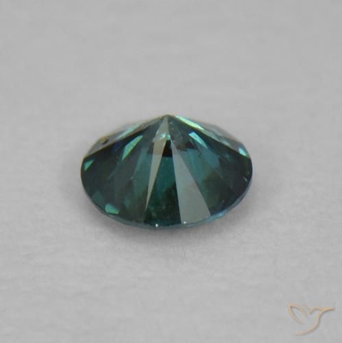 9,17 ctw natürlicher Grün Diamant, Runden, VS