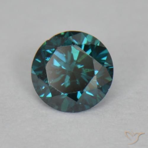 9,17 ctw natürlicher Grün Diamant, Runden, VS