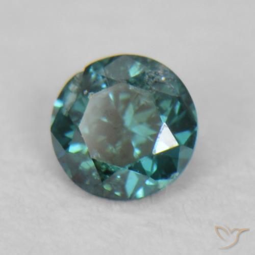 9,17 ctw natürlicher Grün Diamant, Runden, VS-SI