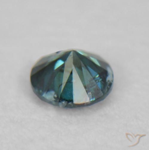 9,17 ctw natürlicher Grün Diamant, Runden, VS-SI