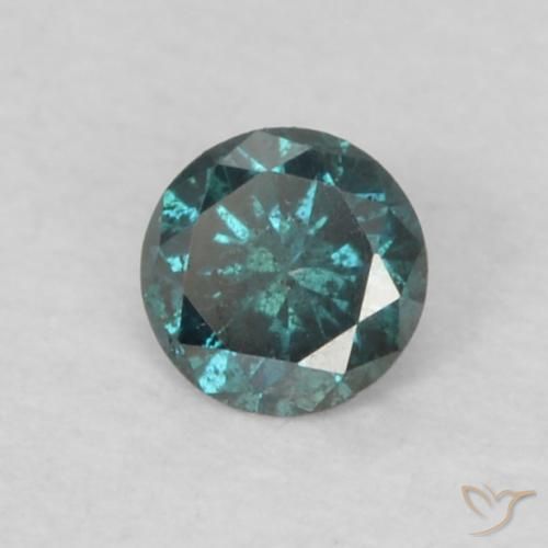 9,17 ctw natürlicher Blau Diamant, Runden, VS