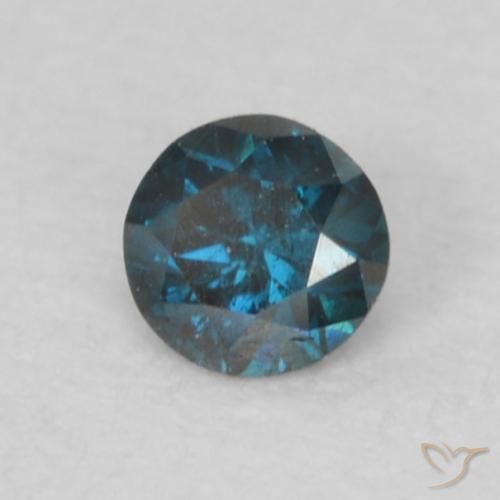 9,17 ctw natürlicher Blau Diamant, Runden, VVS-VS