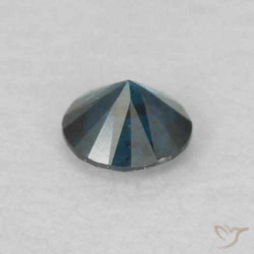 9,17 ctw natürlicher Blau Diamant, Runden, VVS-VS