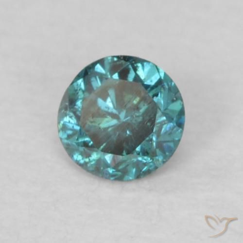 9,17 ctw natürlicher Blau Diamant, Runden, VS