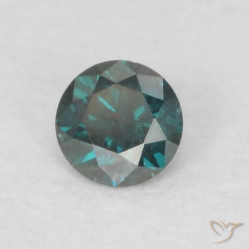 9,17 ctw natürlicher Blau Diamant, Runden, VVS-VS
