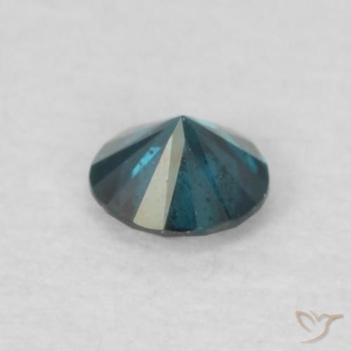 9,17 ctw natürlicher Blau Diamant, Runden, VVS-VS