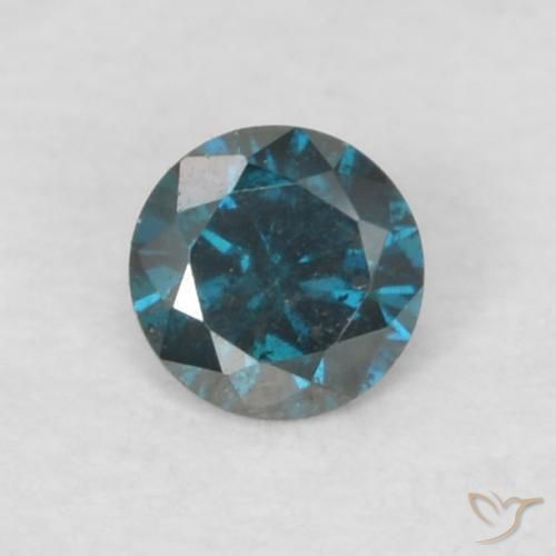 9,17 ctw natürlicher Blau Diamant, Runden, VS