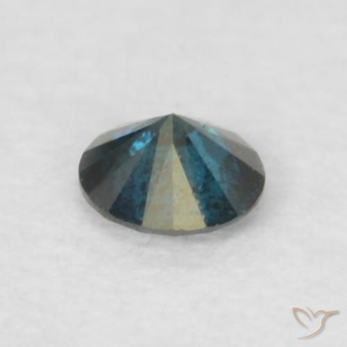 9,17 ctw natürlicher Blau Diamant, Runden, VS