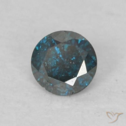 9,17 ctw natürlicher Blau Diamant, Runden, VS-SI