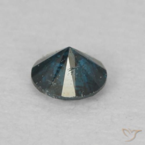 9,17 ctw natürlicher Blau Diamant, Runden, VS-SI