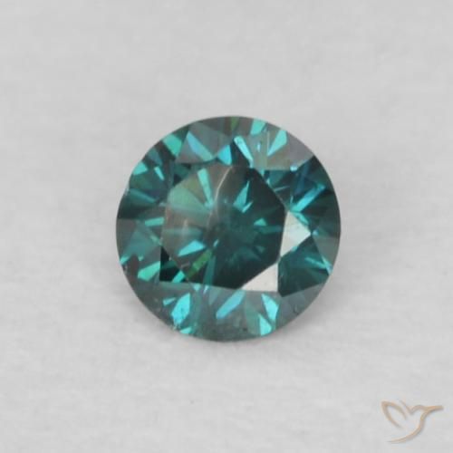 9,17 ctw natürlicher Blau Diamant, Runden, VS