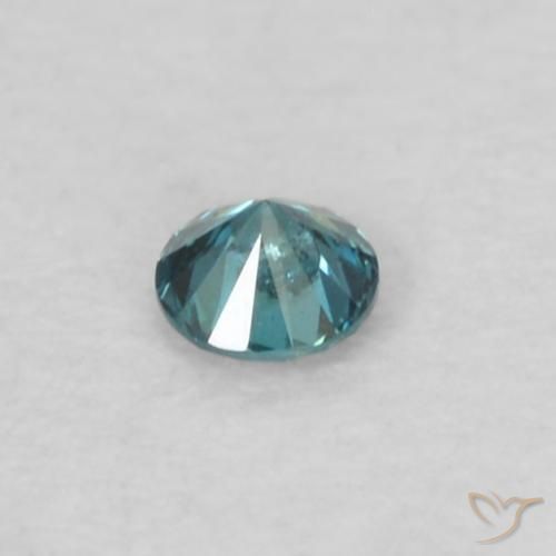 9,17 ctw natürlicher Blau Diamant, Runden, VS-SI