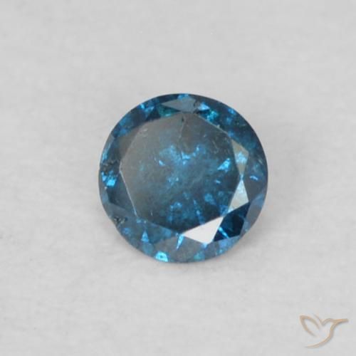 9,17 ctw natürlicher Blau Diamant, Runden, VS-SI